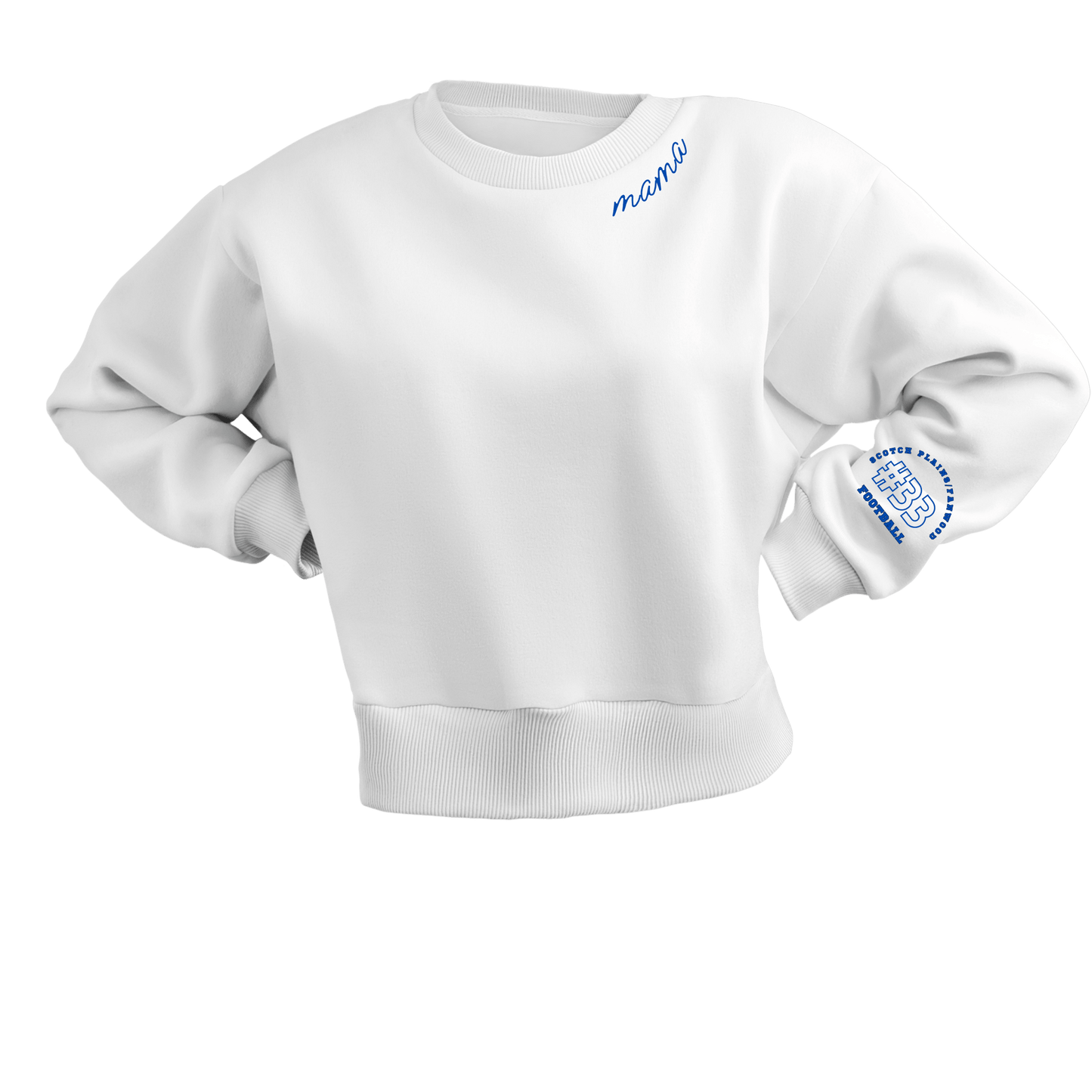 Personalized Scotch Plains Mama Crew Sweatshirt - FITGEAR 4U