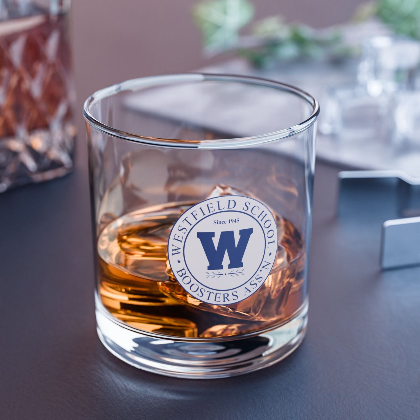 Westfield Boosters Ass'n Rocks Glass - FITGEAR 4U