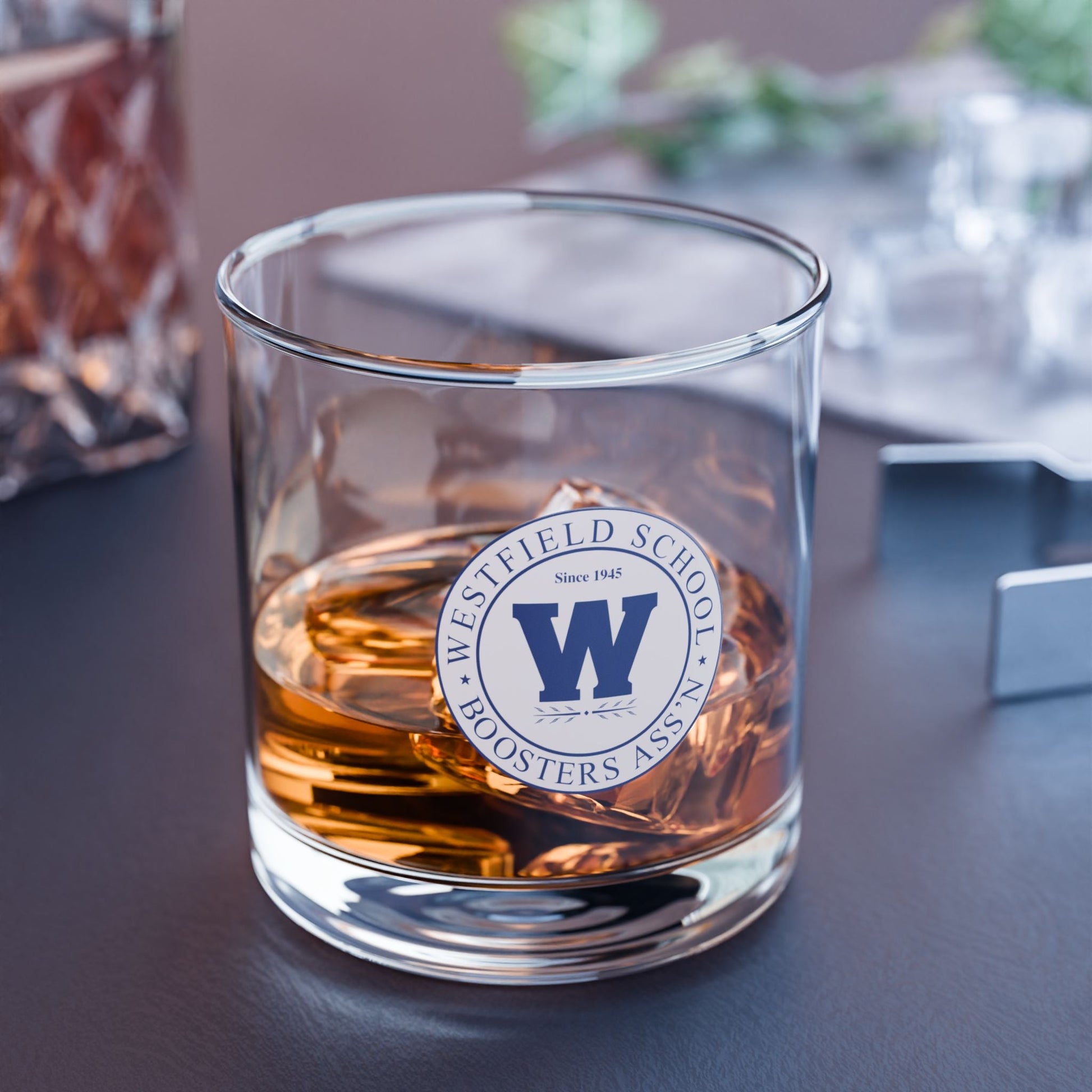 Westfield Boosters Ass'n Rocks Glass - FITGEAR 4U