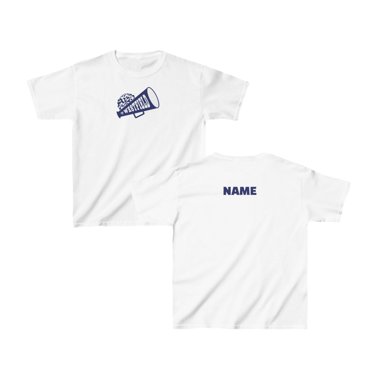 Westfield PAL Cheerleading Youth Tee Personalized with Name - FITGEAR 4U