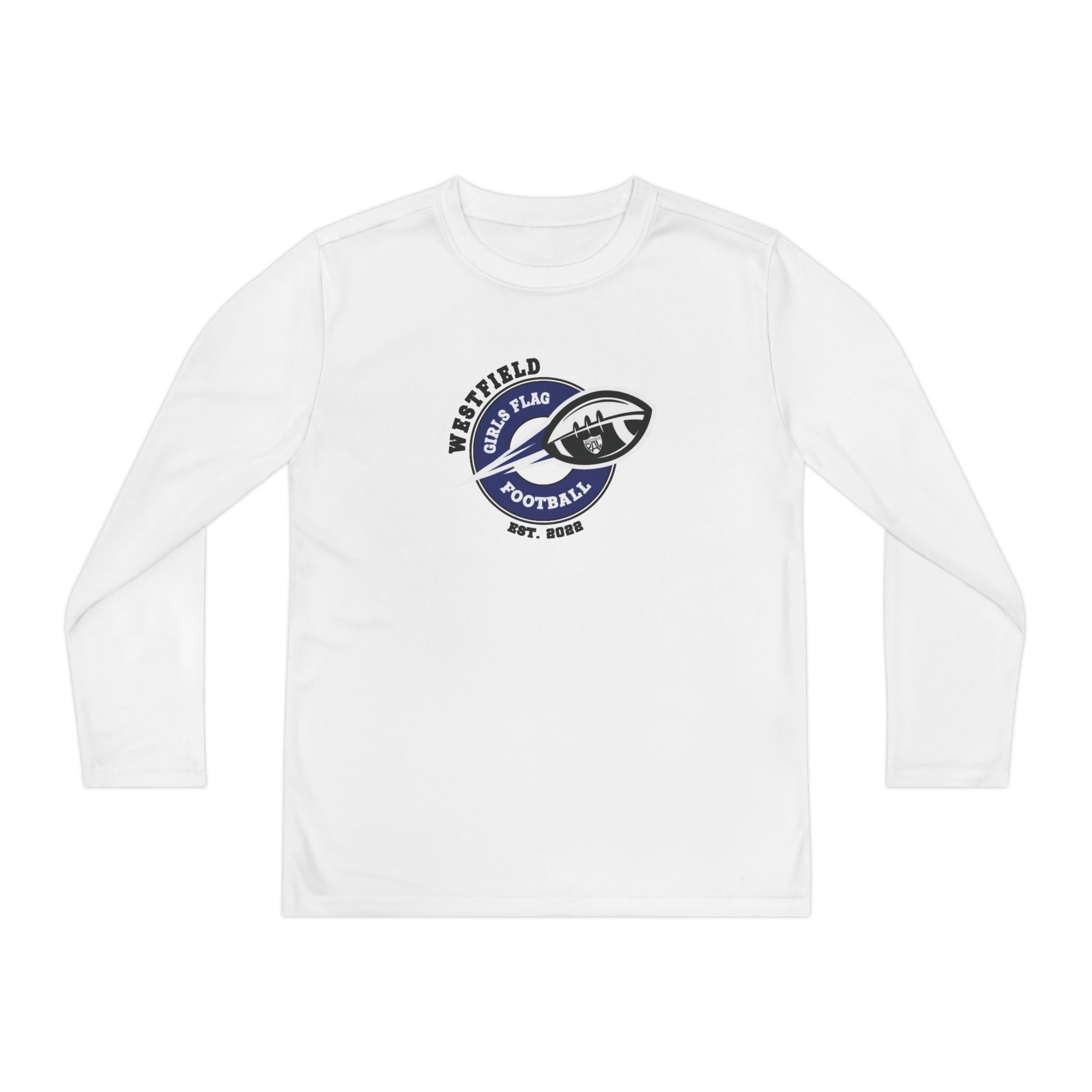 Westfield PAL Girls Flag Football Youth Dry - Fit Longsleeve Tee - FITGEAR 4U