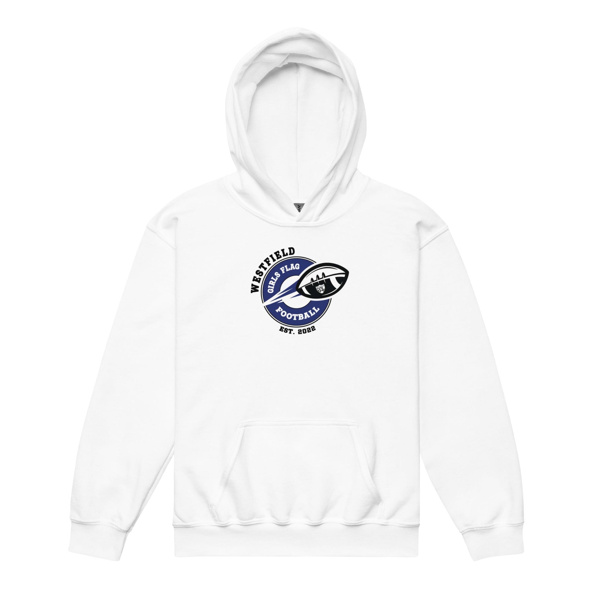 Westfield PAL Girls Flag Football Youth Hoodie Personalized with Name - FITGEAR 4U