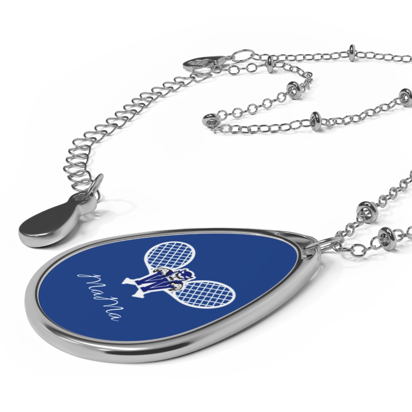 Girls Tennis Mama Necklace