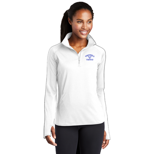 2025 Girls Tennis Ladies Tennis Sport-Wick® Stretch Quarter-Zip Pullover (Embroidery)