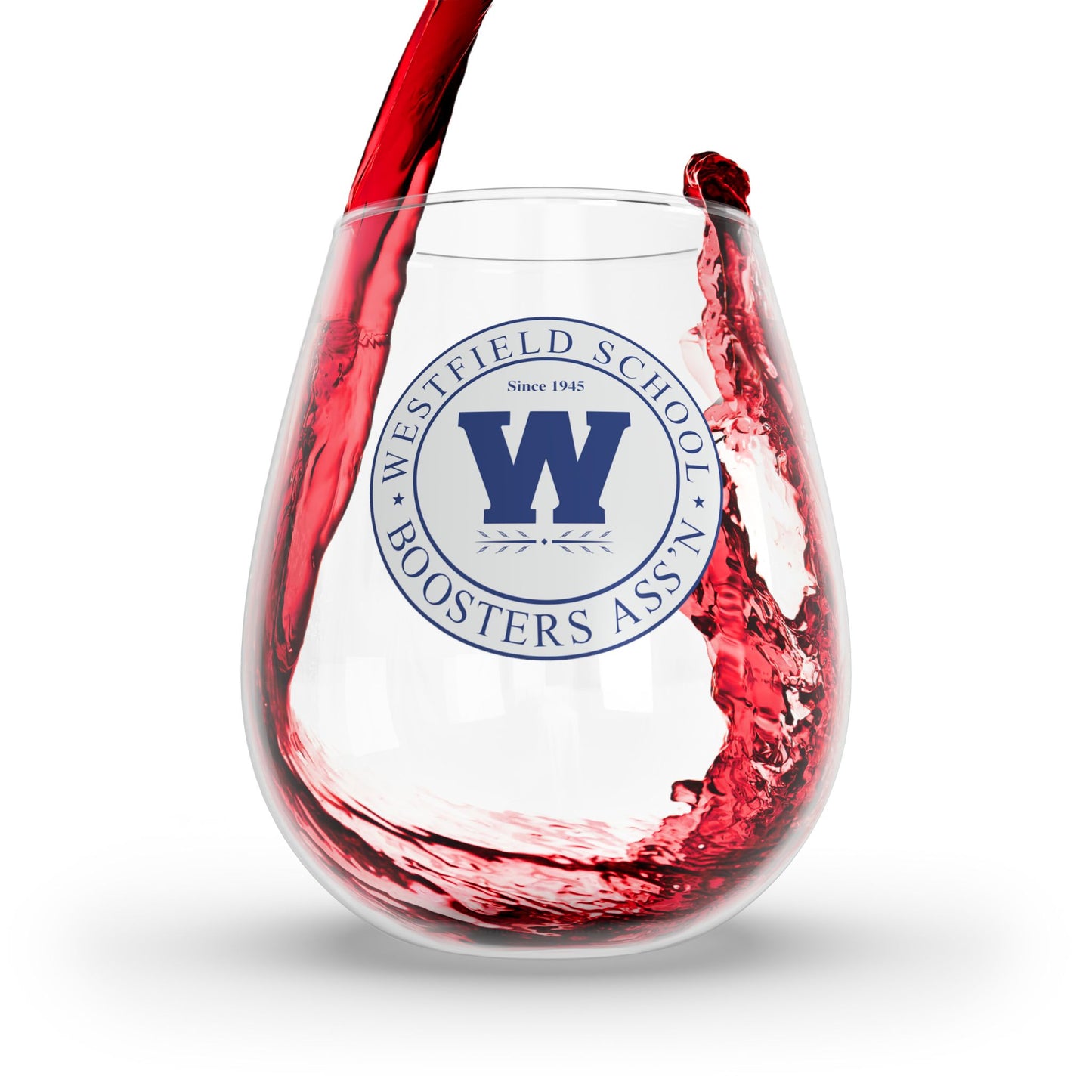 Westfield Boosters Ass'n Stemless Wine Glass