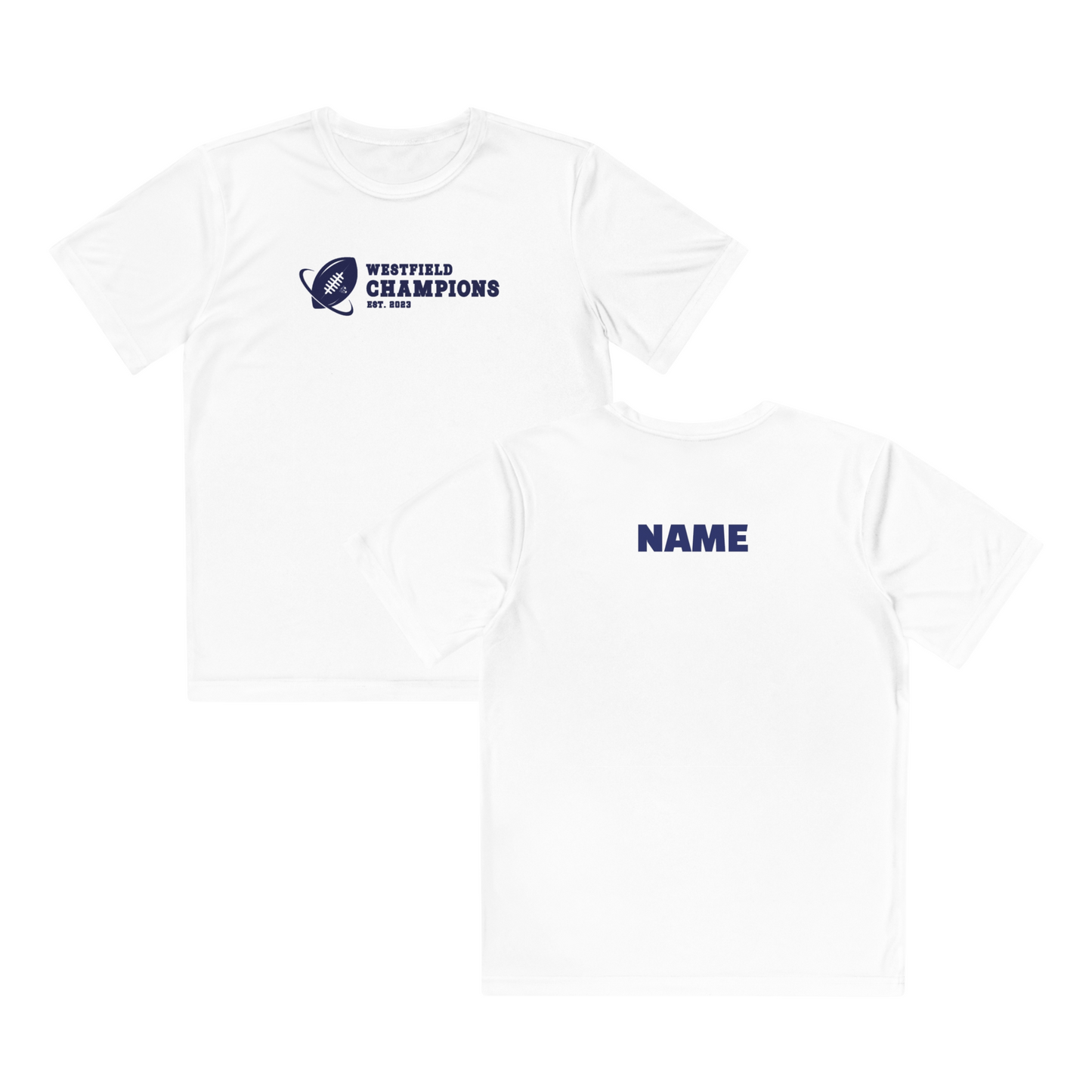 Westfield PAL Champions Youth Dry-Fit Tee Personalized with Name