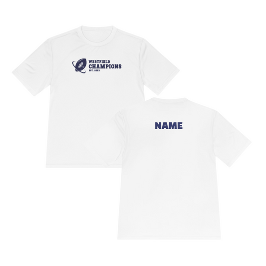 Westfield PAL Champions Performance Tee Personalized with Name