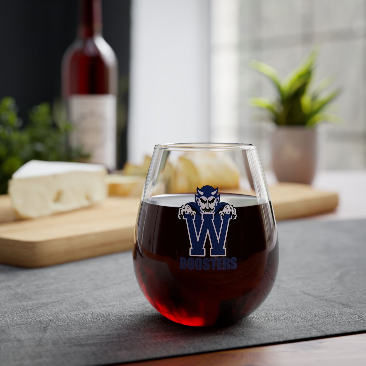 Westfield Boosters Stemless Wine Glass