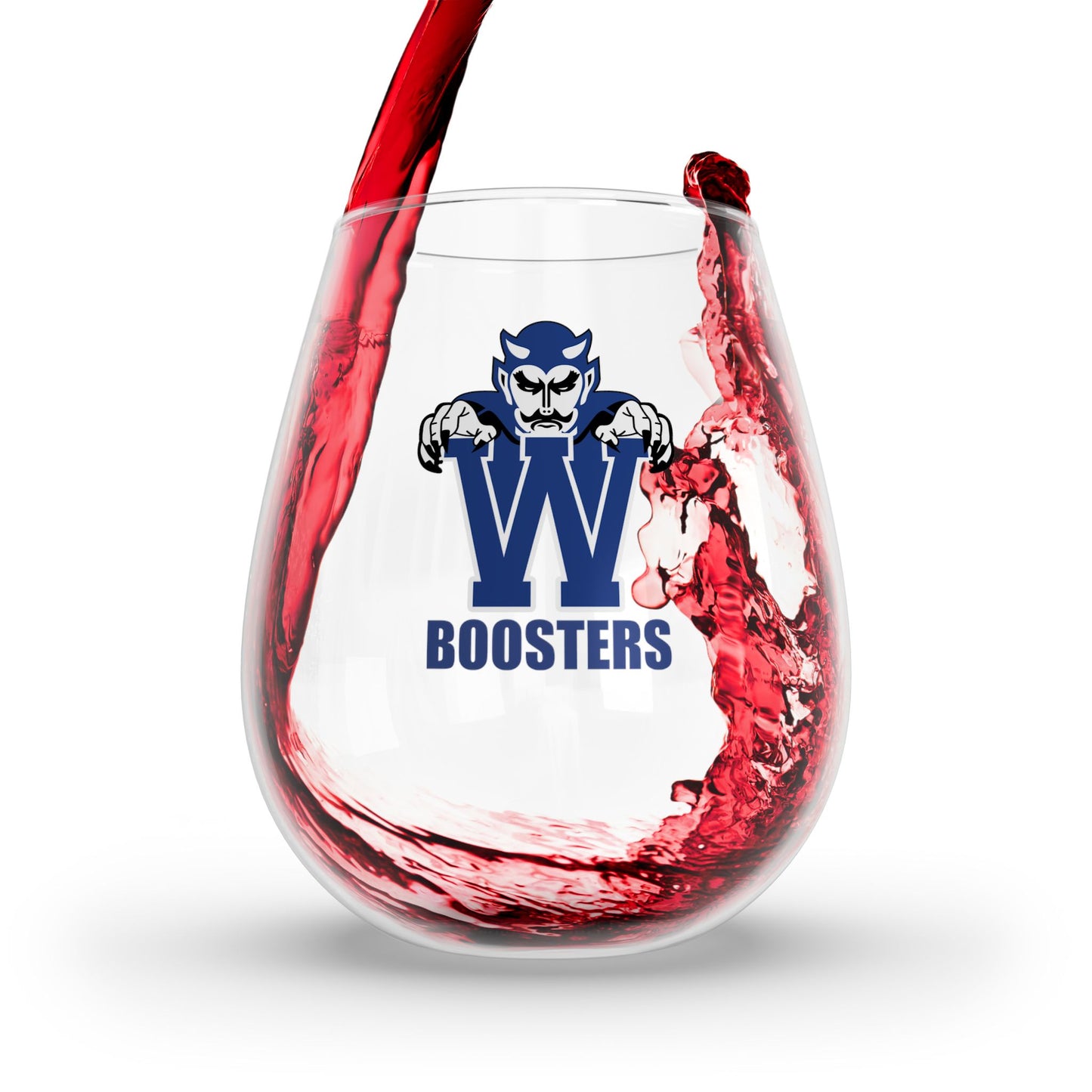 Westfield Boosters Stemless Wine Glass