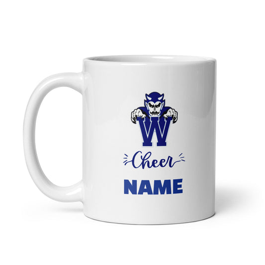 Westfield Cheer Mug Personalized with Name - FITGEAR 4U