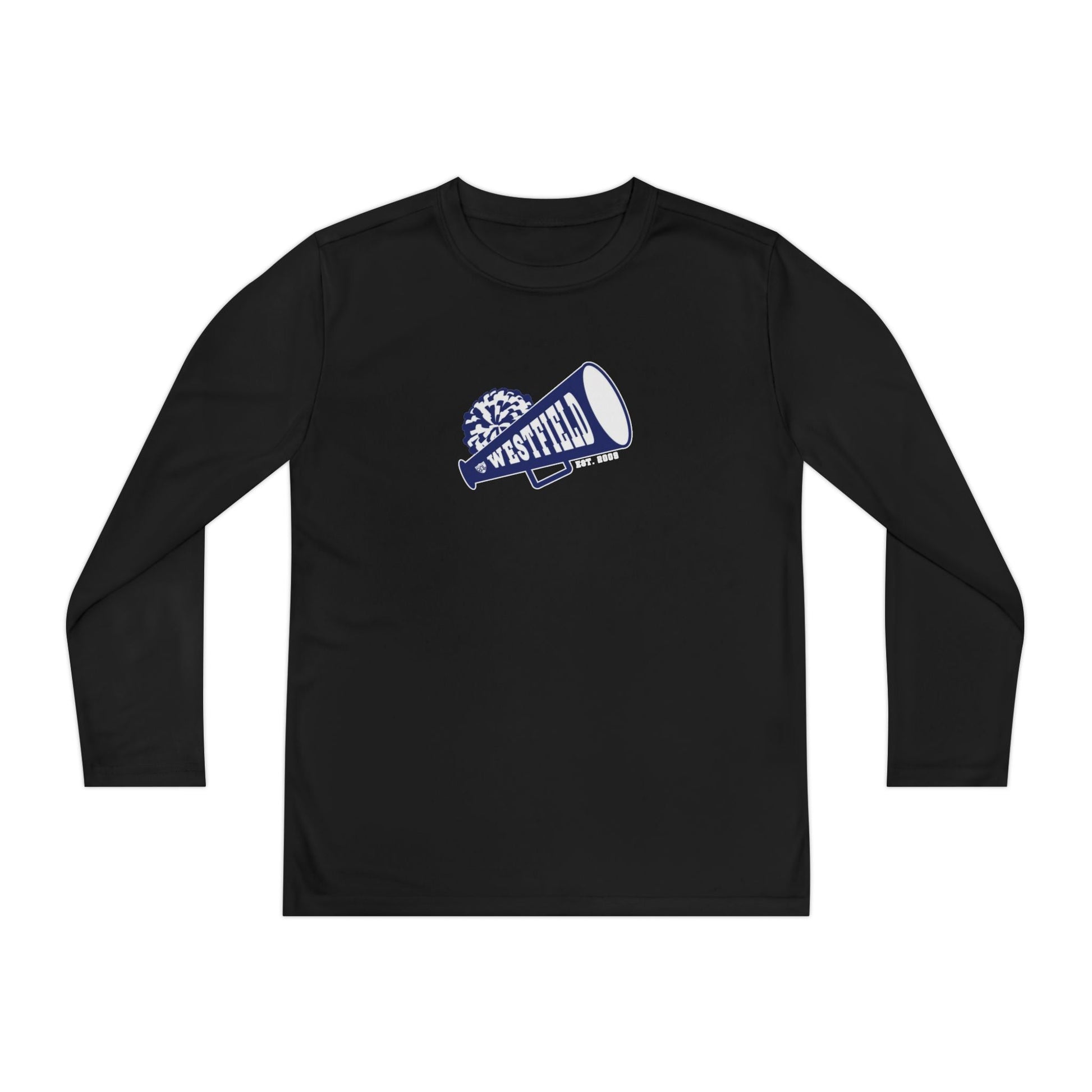 Westfield PAL Cheerleading Youth Dry - Fit Longsleeve Tee Personalized with Name - FITGEAR 4U