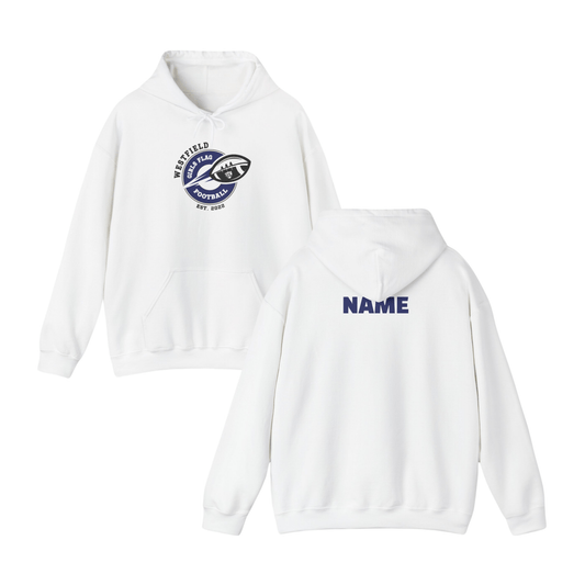 Westfield PAL Girls Flag Football Hoodie Personalized with Name - FITGEAR 4U