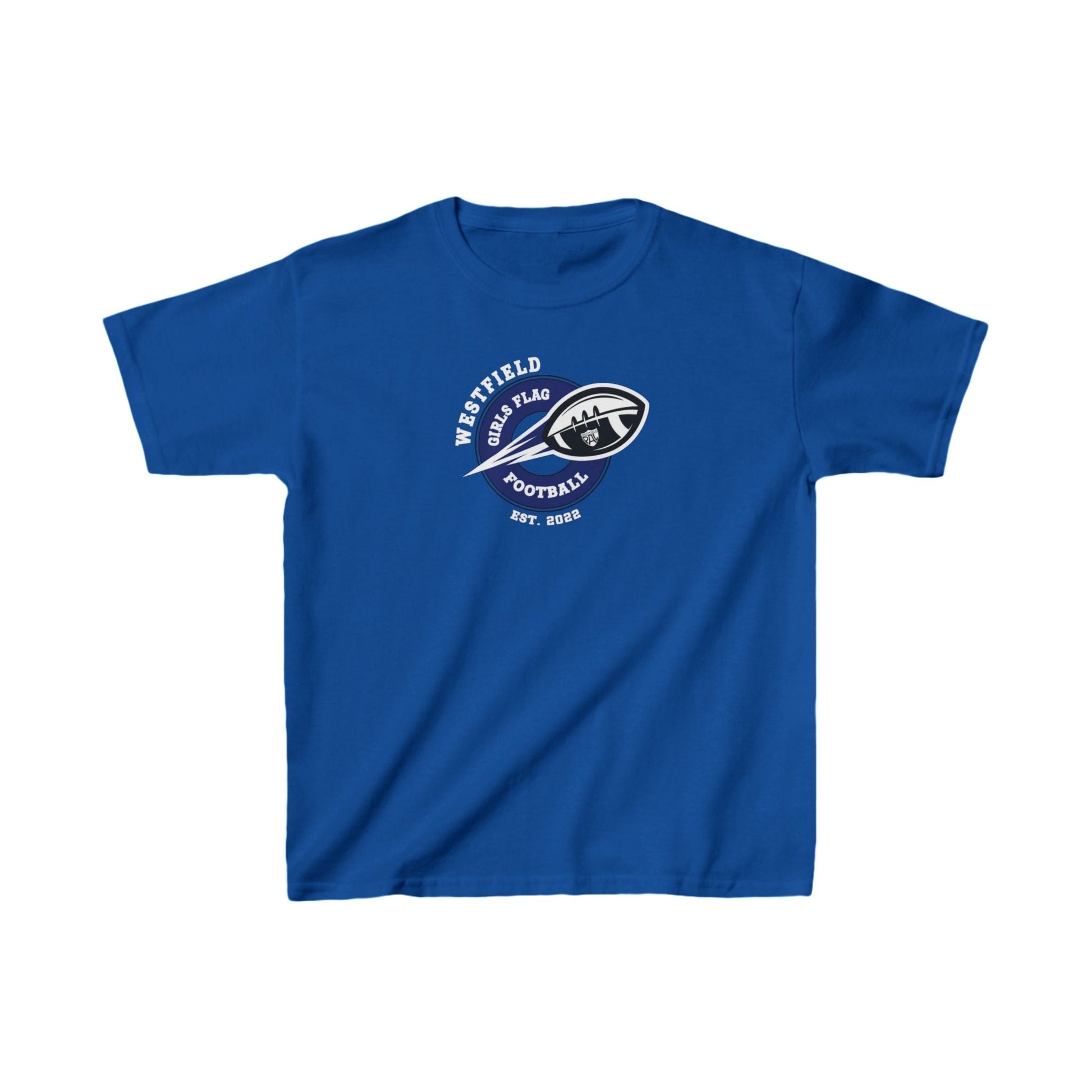 Westfield PAL Girls Flag Football Youth Tee Personalized with Name - FITGEAR 4U