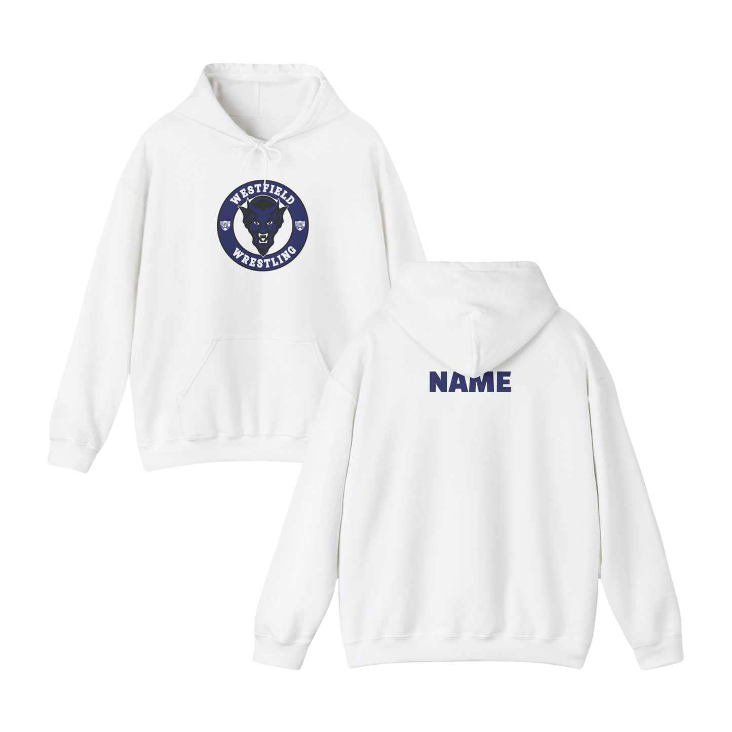 Westfield PAL Wrestling Hoodie Personalized with Name - FITGEAR 4U