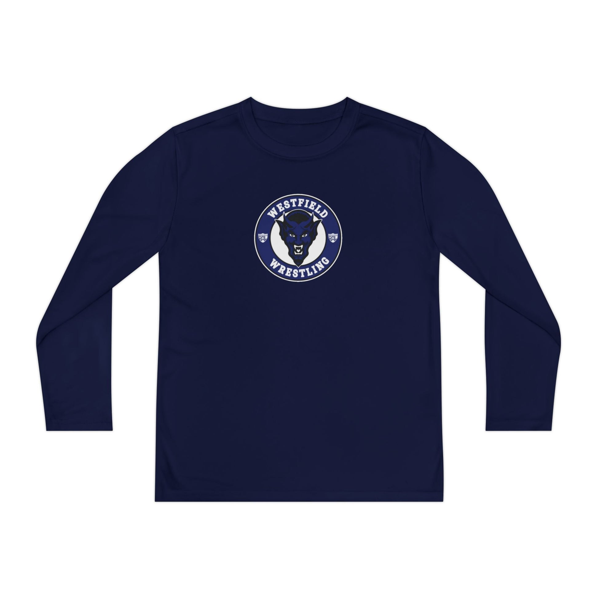 Westfield PAL Wrestling Youth Dry - Fit Longsleeve Tee Personalized with Name - FITGEAR 4U